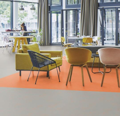 Forbo Marmoleum Solid Concrete 3738-373835 orange glow фото 3 | FLOORDEALER